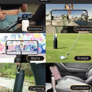 Termo con Soporte para Celular FK15-34: ¡Hidratación y Conectividad en Uno! - Termo con soporte para celular  FK15-34