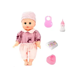 Muñeco Bebe Tetero Utencilios Vacinilla