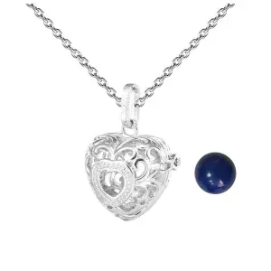 Collar Llamador De Angel Figura Corazon