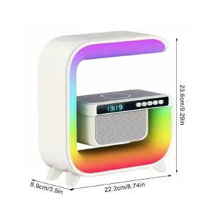 Parlante Cargador Y Reloj HMG3MINI