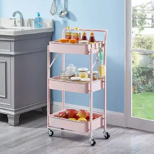 Estante Carrito Plegable Cocina 3 Nivele