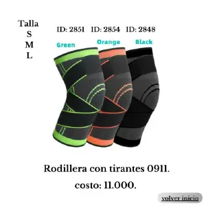 Rodillera con tirantes-0911