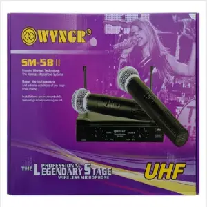 SET MICROFONOS INALAMBRICOS SM-58 II