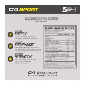 C4 Sport Pre Entreno Watermelon 201g