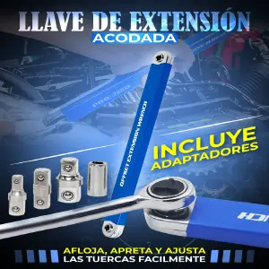 LLAVE DE EXTENSIÓN ACODADA: Alcance y Precisión en un Solo Herramienta - LLAVE DE EXTENSIÓN ACODADA