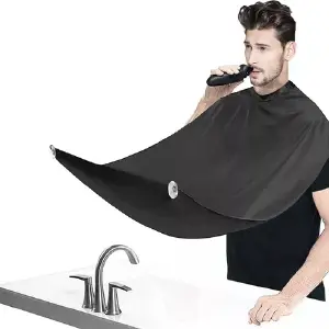 Delantal Barba Afeitado Recoge Pelos 2
