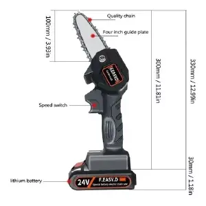 mini motosierra portatil 48v DOBLE BATE