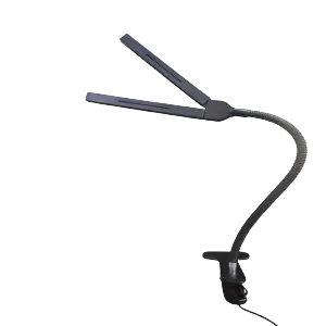 Lámpara de mesa con clip de agarre