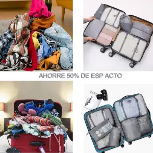 Organizador de Ropa para Viaje: ¡10 Piezas para una Maleta Perfecta! - Organizador De Ropa Para Viaje 10pcs