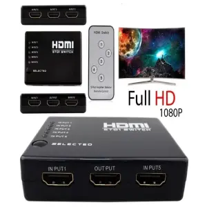 Switch Hdmi 1x5 Selector Hd 1080p
