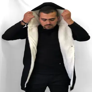 Gabán Gamuza ovejero hombre
