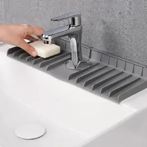 tapete anti salpicaduras de grifo