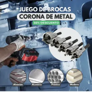 BROCA CORONA DE METAL: Precisión y Resistencia para tus Proyectos - BROCA CORONA DE METAL