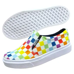 MOCASIN SUBLIMADO CUADROS