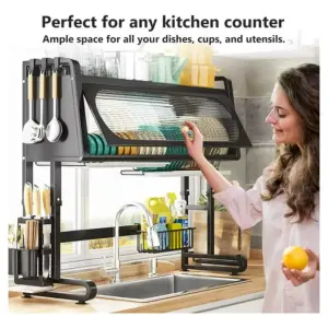 Escurridor Platos Loza Con Gabinete 65cm