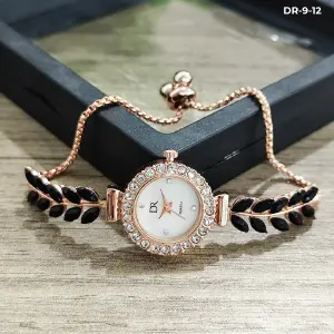 DR-9  RELOJ PULSERA TIPO JOYA ORO ROSA