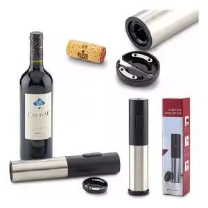 Saca Corcho Recargable Para Vino