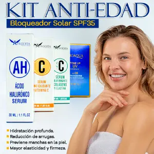 KIT ANTIEDAD AFRODITA + BLOQUEADOR BIOAQ: Despierta la Diosa que Llevas Dentro - KIT ANTIEDAD AFRODITA + BLOQUEADOR BIOAQ