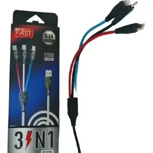 cable pulpo tres puntas carga rapida