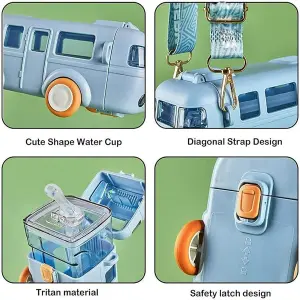TERMO DE AGUA PORTÁTIL AUTOBÚS Azul