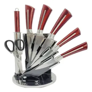 Juego De Cuchillos En Acero Bass 8 Pcs
