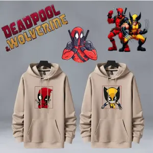 Buzo Buso Hoodie Dead Pool y Wolverine