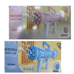 Pistola Bubble Bazooka 9 orificios