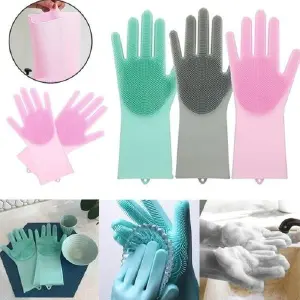 PAR DE GUANTES SILICONA PARA COCINA