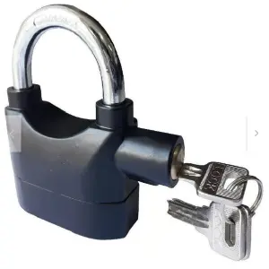 Candado para moto con alarma