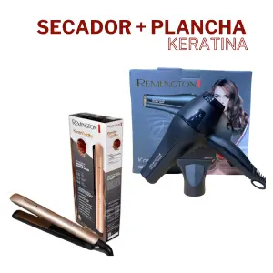 PLANCHA KERATINA + SECADOR 2003