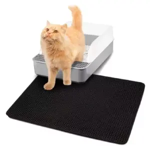 Tapete Recolector de Arena para Gatos: ¡Dile Adiós al Desorden! - Tapete Para Arenero gatos Limpia Patas