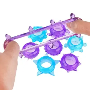 Set Anillos Aros Para Pene Silicona