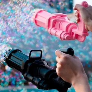 Pistola de burbujas