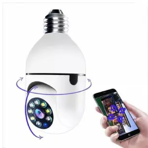 Camara Ip De Seguridad Ampolleta Motoriz