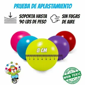 250 unidades pelotas plastica multicolor