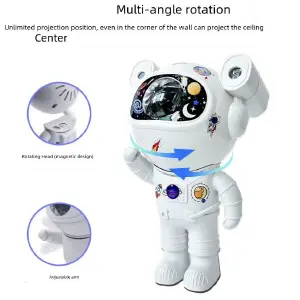 Astronauta Proyector Con Bluetooth