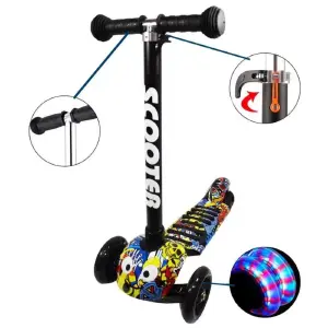 Patineta Scooter Para Niños Gusano
