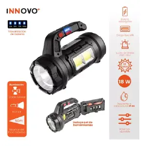 Linterna Pro Luz+Herramienta Kit Auto