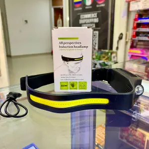 Linterna Led De Cabeza Con Sensor Y 4 Mo