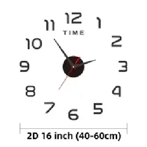 Reloj pared FK23B-02 40cm diseño pegatin