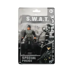 Soldado Policia Swat Acción Niños Juguet
