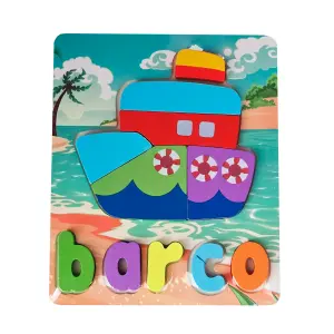 Rompecabezas Didáctico Multicolor Figura