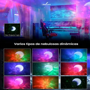 Proyector De Luces Galaxia Nebulosa