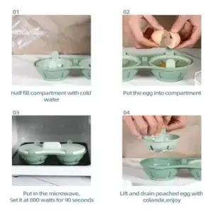 Cocedor de huevos para microondas