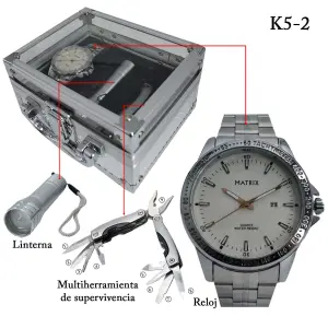 K5 RELOJ MATRIX + LINTERNA Y MULTIHERRAM