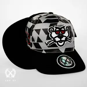 Gorra Pantera Gris Cuadros