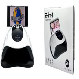 LAMPARA DE UÑAS CON SOPORTE PARA CELULAR