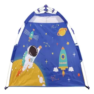 Carpa Para Niños Azul Astronautas