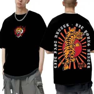 Camisetas grficas oversize - 731814