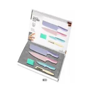 Juego cuchillo 5 pza de colores